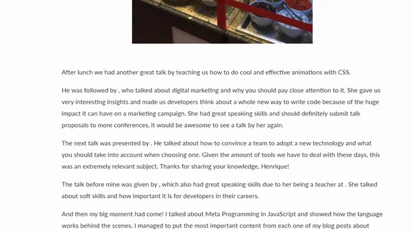 FrontInPOA 2016: Meta Programming and Lots of New Friends
