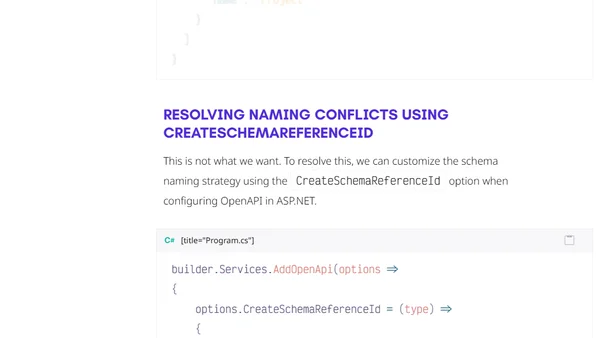 Changing how ASP.NET generates OpenAPI schema names