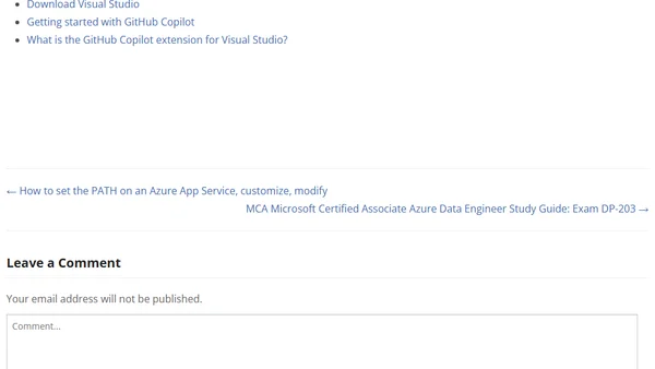 Install, configure, and test GitHub Copilot in Visual Studio 2022