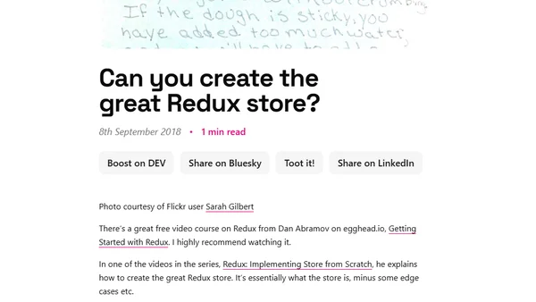 Can you create the great Redux store?