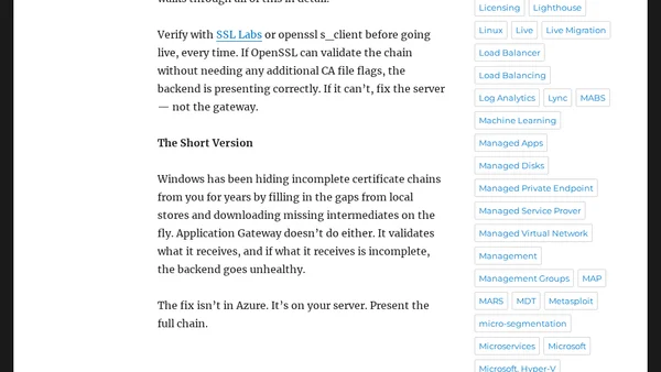 Windows Lies Make Application Gateway Certs Harder