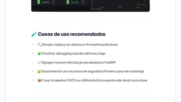 🚀 Cómo armé mi propio laboratorio DevOps: stack completo con monitoreo incluido