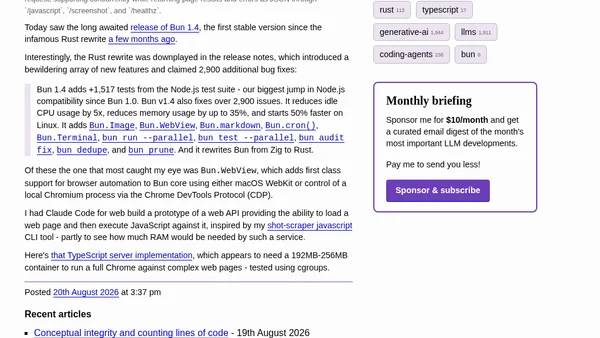 A shot-scraper-style JSON API on Bun 1.4's new Bun.WebView