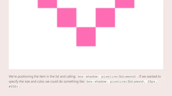 Sass Pixel Art
