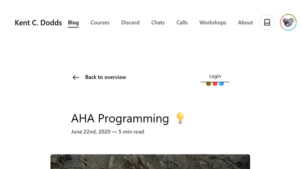 AHA Programming 💡