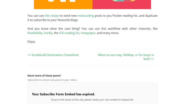The best free RSS reader app ever: IFTTT + Pocket