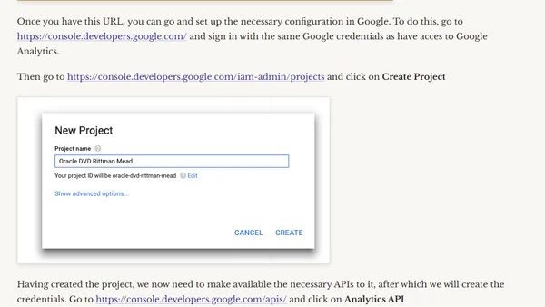 Connecting Oracle Data Visualization Desktop to Google Analytics and Google Drive