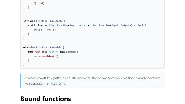 Callable Objects and callAsFunction() in Swift