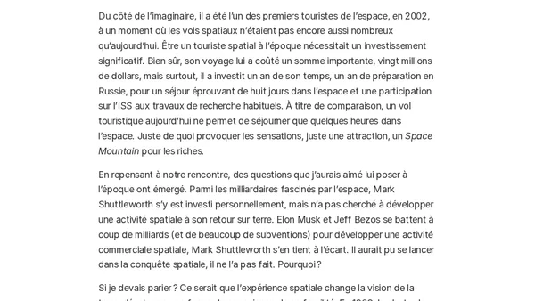 Nouvelles odyssées