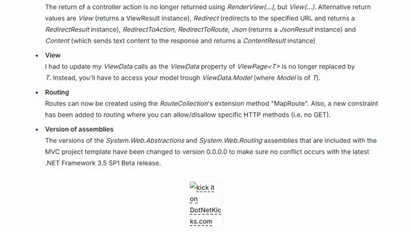 ASP.NET MVC framework preview 3 released!