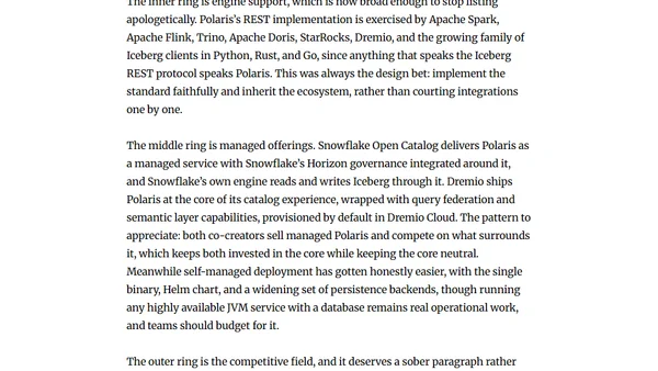 The State of Apache Polaris in July 2026: From Incubating Catalog to the Governance Layer of the Open Lakehouse