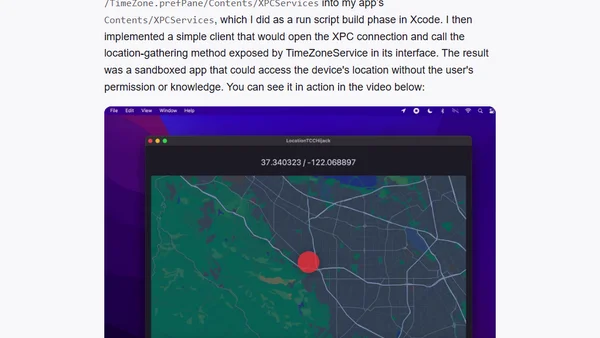 macOS Security Bugs Exposed Safari History and Device Location to Unauthorized Apps