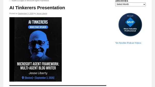AI Tinkerers Presentation
