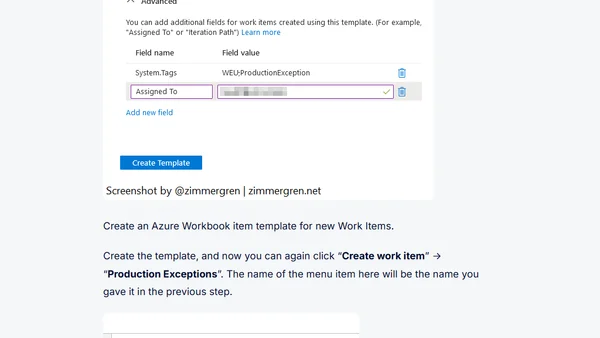 Create Azure DevOps or GitHub bugs from Azure Monitor logs
