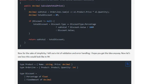 The combined power of F# and C#