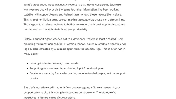 User Diagnostics Reports: Solving app bugs faster with AI Agents