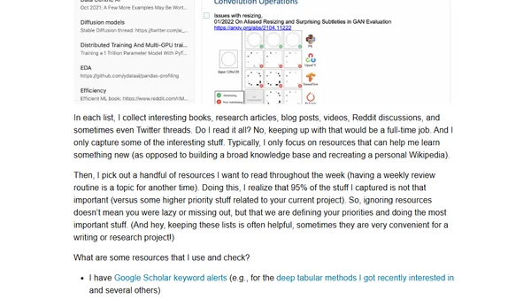 Keeping Up With AI Research And News