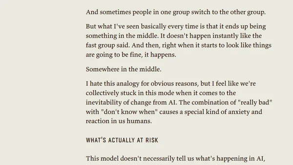 Finding the Middle in AI Narratives