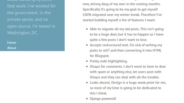 My Next Blog