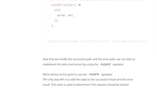 A use case for the RxJS expand operator