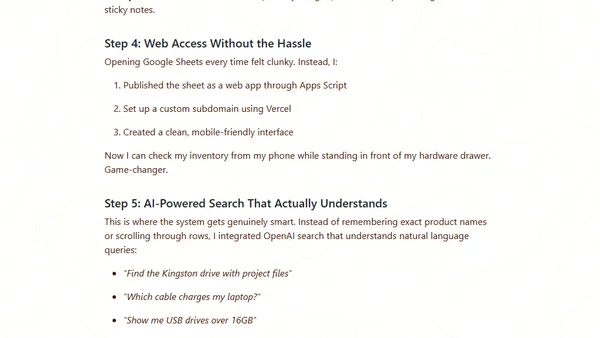 Building a Smart Hardware Inventory System That Actually Works