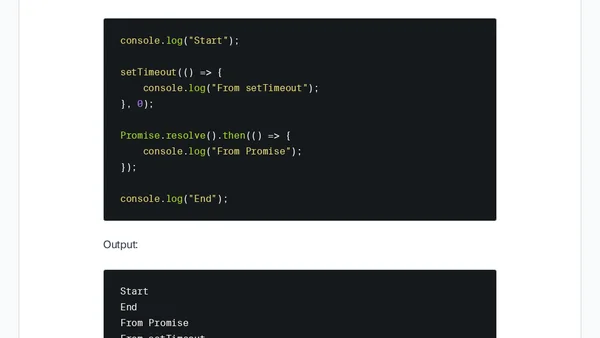 Tidbit 01: How Does Event Loop Handle Promises? Ever Thought?