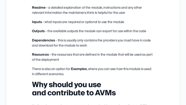 What are Azure Verified Modules (AVM) and how to use them with Terraform