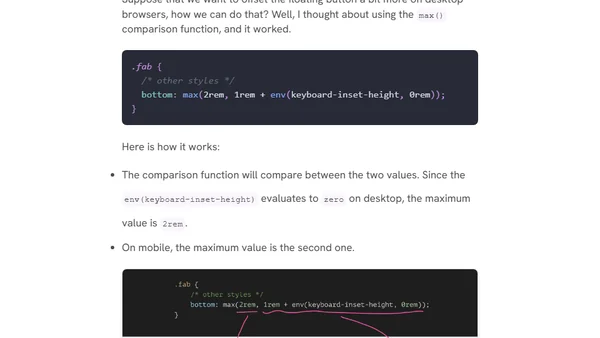 The virtual keyboard API