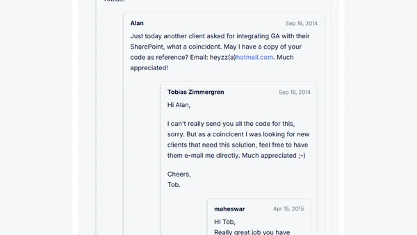 Integrating the Google Analytics API in SharePoint