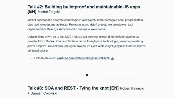 WarsawJS Meetup #23