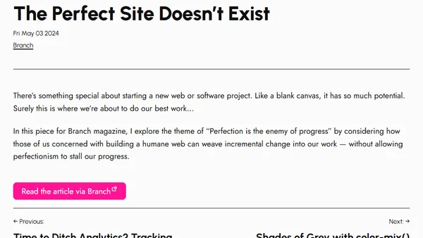 The Perfect Site Doesn’t Exist