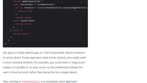Migrating an iOS app from Paid up Front to Freemium