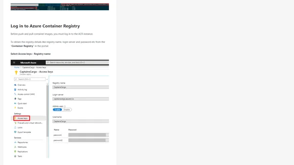 Build and Push docker Image to Azure Container Registry