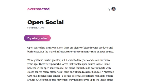 Open Social