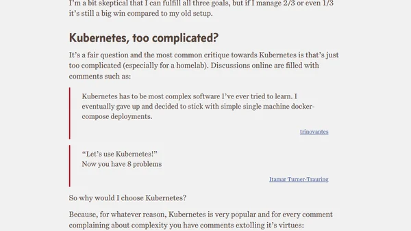 Planning my Kubernetes homelab