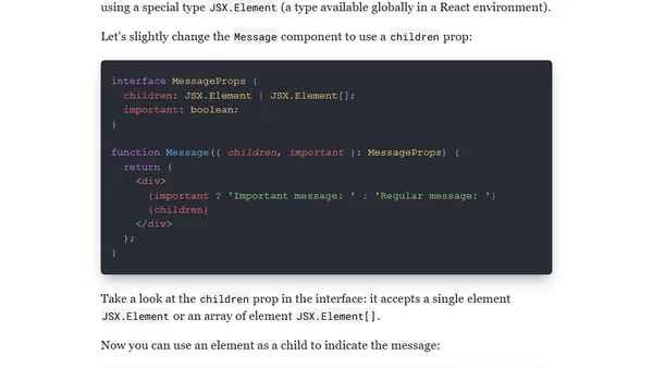 How to Use TypeScript with React Components