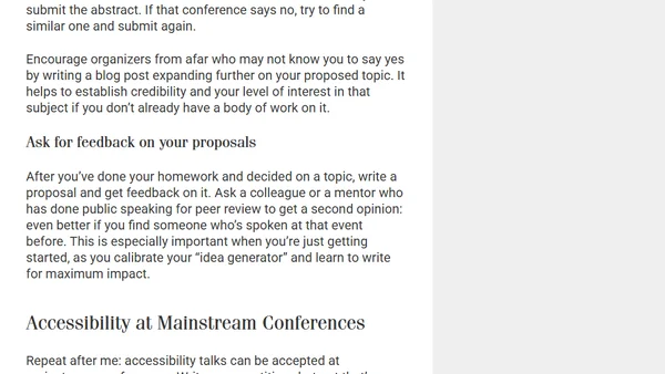 Writing winning abstracts