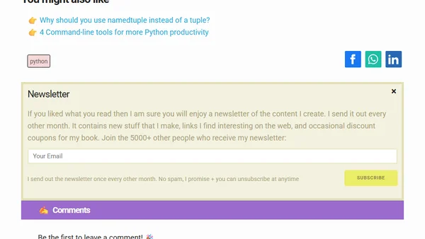The Bite Python Newsletter is now official