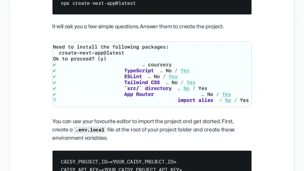 Create an e-learning platform using caisy and next.js app router