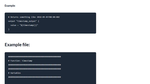 Terraform - FotD - timestamp()