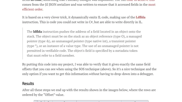 Know thy .NET object memory layout (Updated 2014-09-03)