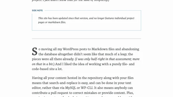Goodbye, WordPress