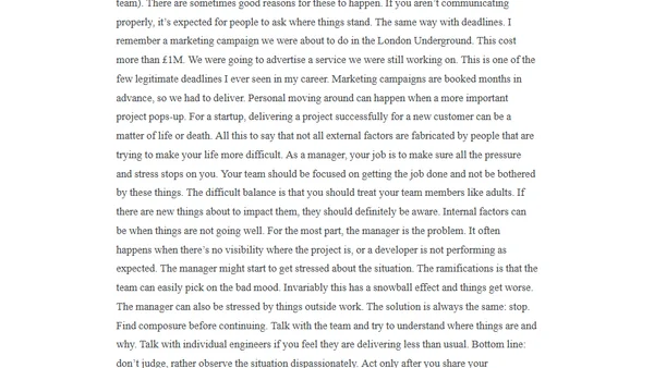 Manager as a buffer