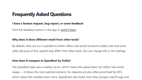 New App: Speediness