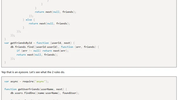 JavaScript Callbacks are Pretty Okay