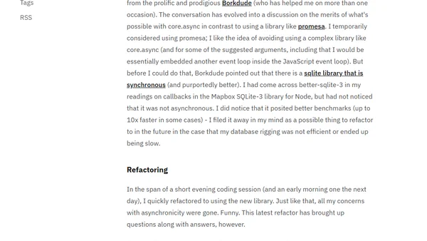 See ya, async!