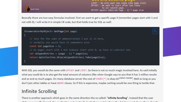 How does Pagination work?