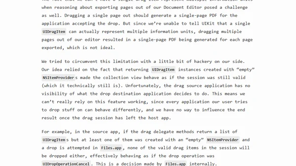 Challenges of Adopting Drag and Drop