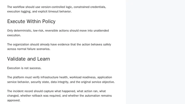 VCF 9.1 Autonomous Operations: Telemetry, Policy, and Verified Recovery