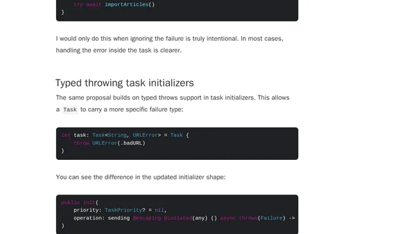 Swift 6.4: What’s New in Concurrency